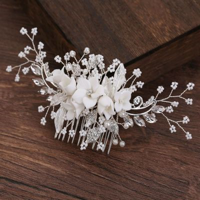 Sweet Wedding Hair Comb Clip - Click Image to Close